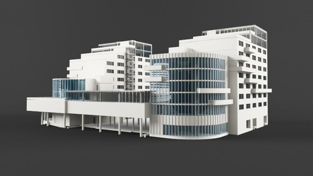 مدل سه بعدی ساختمان - 8