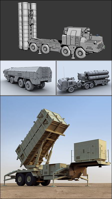 مدل سه بعدی وسایل نقلیه نظامی - 2