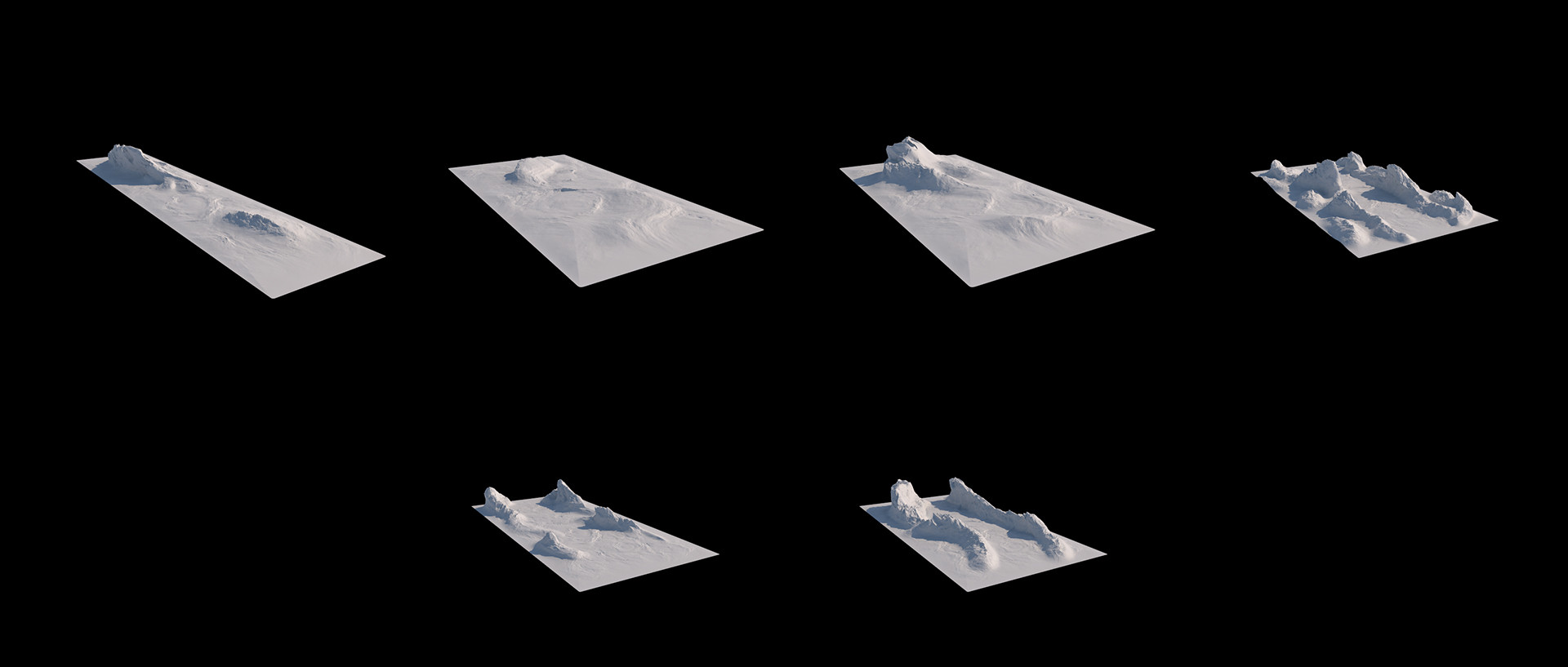 مدل سه بعدی کوه برای سینمافوردی - 10