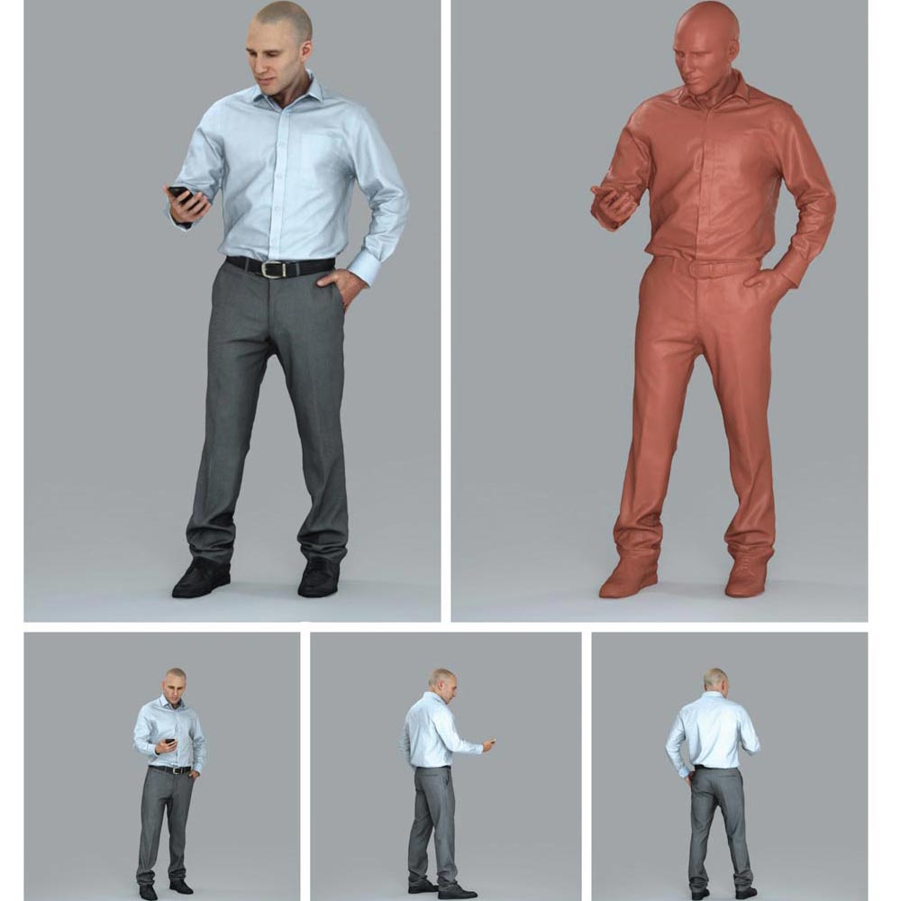 مدل سه بعدی انسان - 10