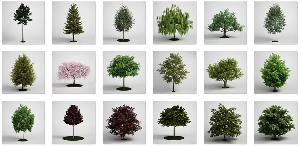 دانلود 20 مدل سه بعدی درخت - 2