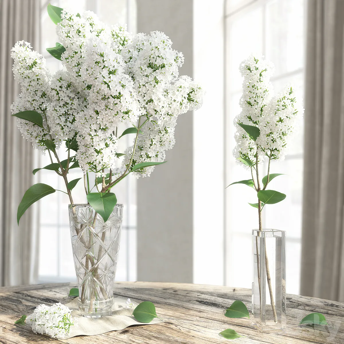 مدل سه بعدی گلدان گل کلاسیک 14 - 2