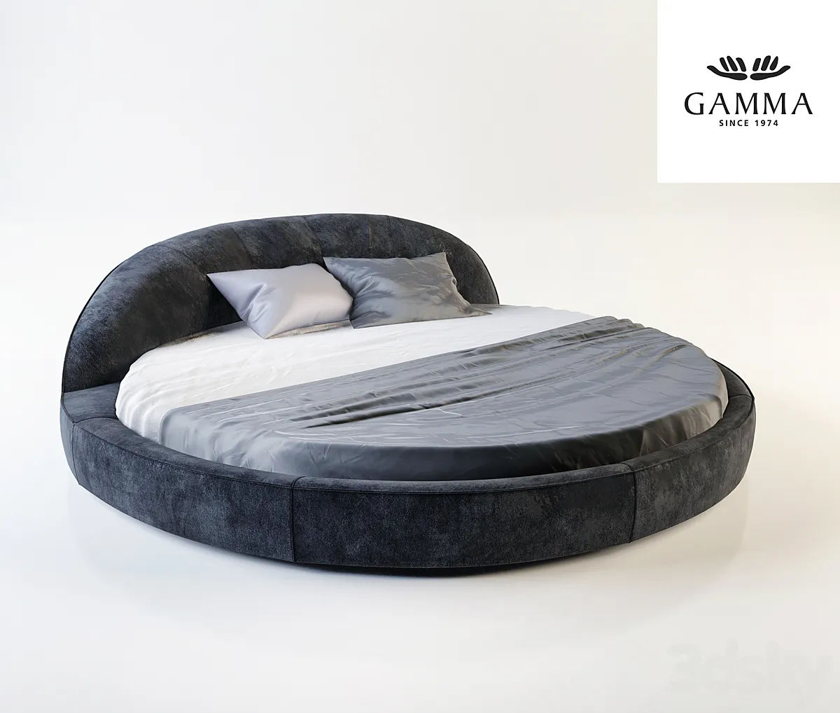 مدل سه بعدی تخت خواب مدرن 24 - 2