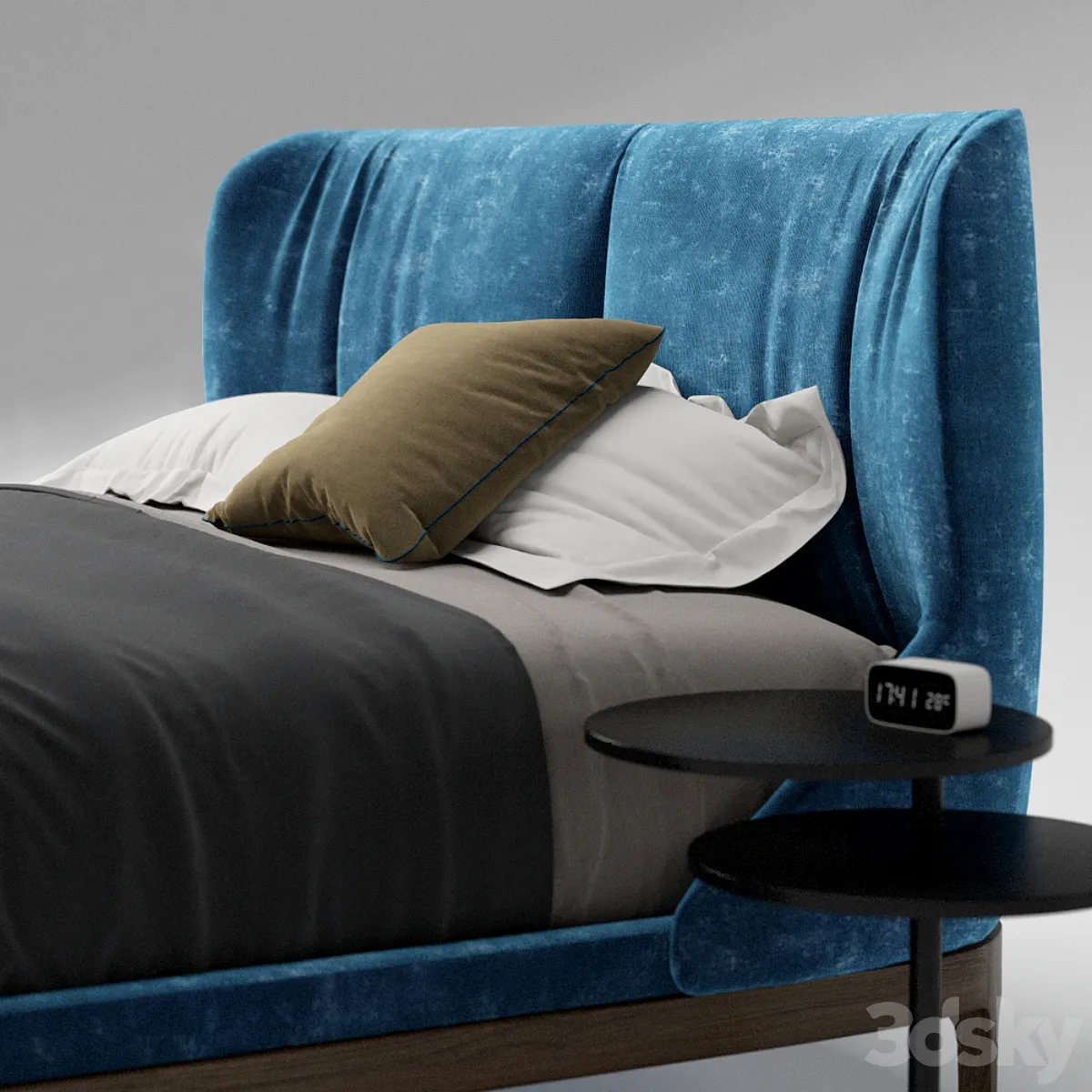 مدل سه بعدی تخت خواب مدرن 34 - 6