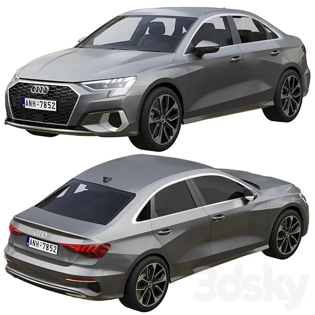 آبجکت ماشین Audi A3 Limousine 2021 - 4