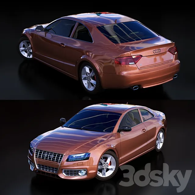 مدل سه بعدی ماشین Audi A5 - 1