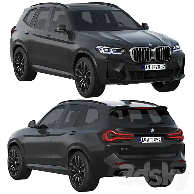 آبجکت ماشین BMW X3 2022 - 1