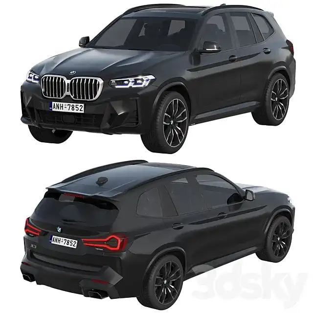 آبجکت ماشین BMW X3 2022 - 3