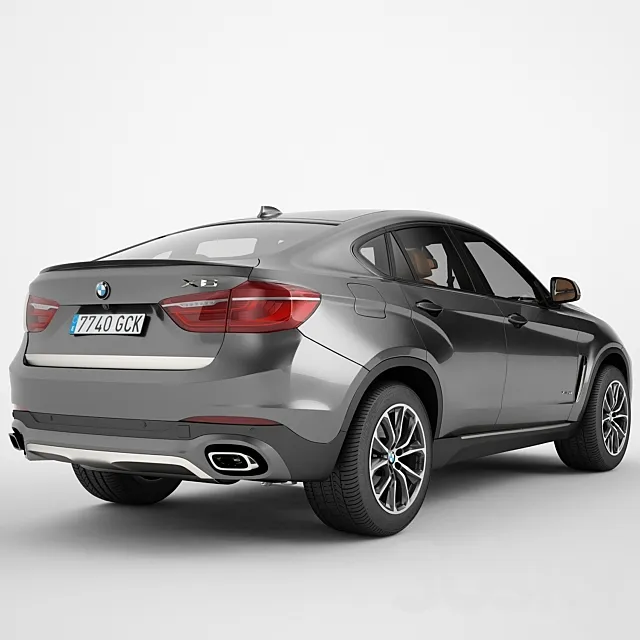 مدل سه بعدی ماشین BMW X6 XDrive50i - 4