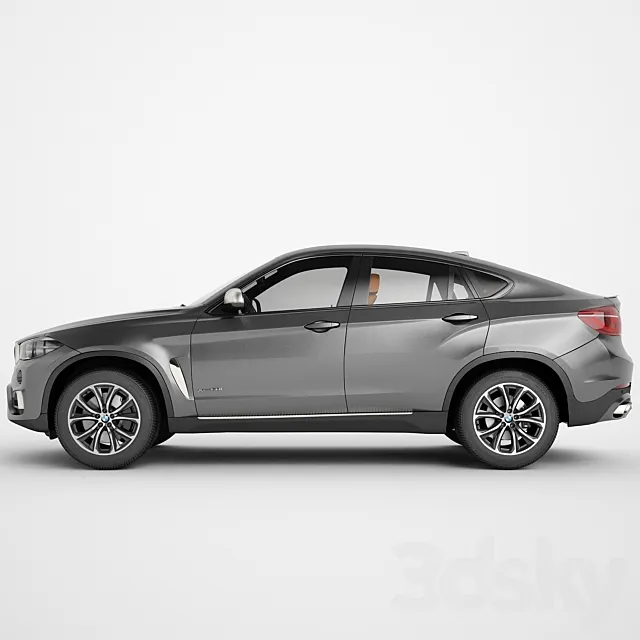 مدل سه بعدی ماشین BMW X6 XDrive50i - 6