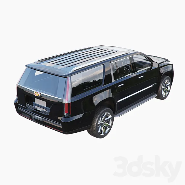 مدل سه بعدی ماشین Cadillac Escalade ESV - 4