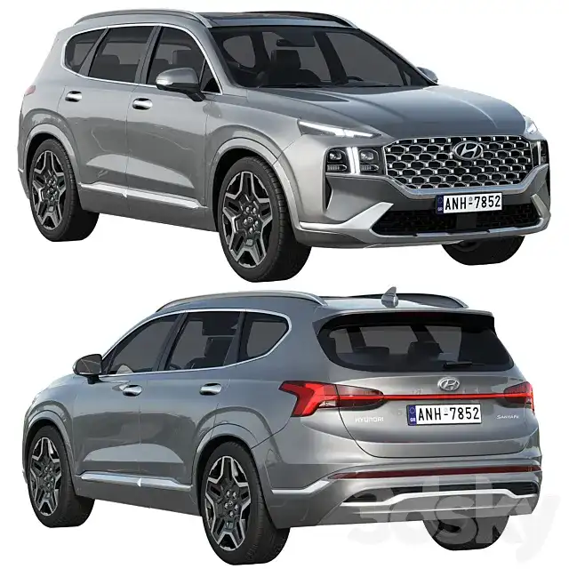 آبجکت ماشین Hyundai Santa Fe 2021 - 1