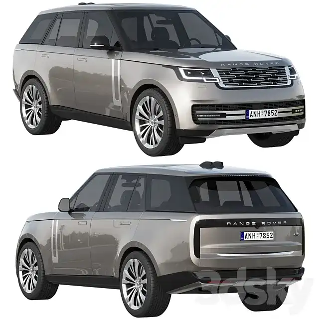 مدل سه بعدی ماشین Land Rover Range Rover 2022 - 1