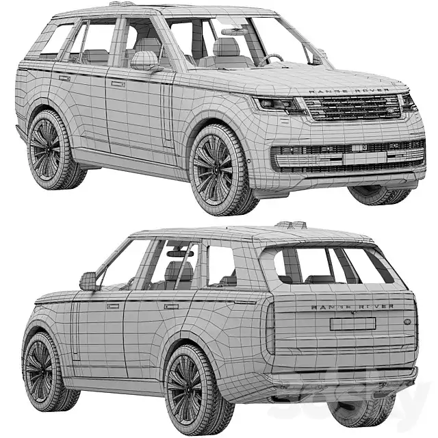 مدل سه بعدی ماشین Land Rover Range Rover 2022 - 9