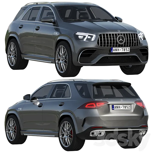 آبجکت ماشین Mercedes Benz AMG GLE 63 2021 - 2