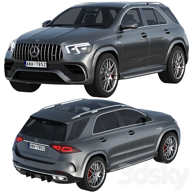 آبجکت ماشین Mercedes Benz AMG GLE 63 2021 - 4