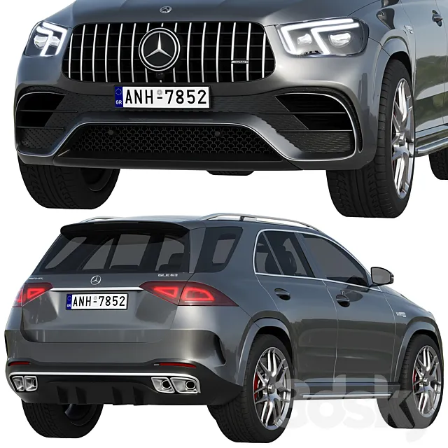 آبجکت ماشین Mercedes Benz AMG GLE 63 2021 - 6