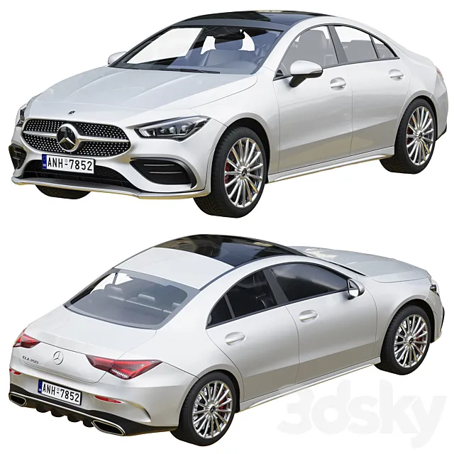 آبجکت ماشین Mercedes Benz CLA Coupe 250 2020 - 4