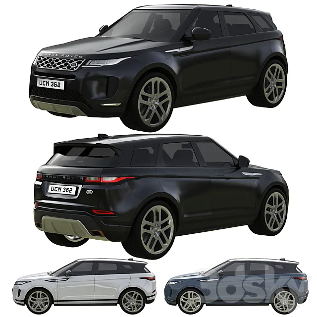 آبجکت ماشین Range Rover Land Rover Evoque - 2