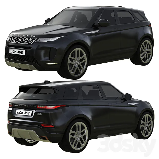 آبجکت ماشین Range Rover Land Rover Evoque - 4