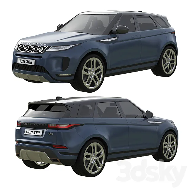 آبجکت ماشین Range Rover Land Rover Evoque - 8