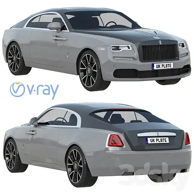 مدل سه بعدی ماشین Rolls Royce Wraith - 1