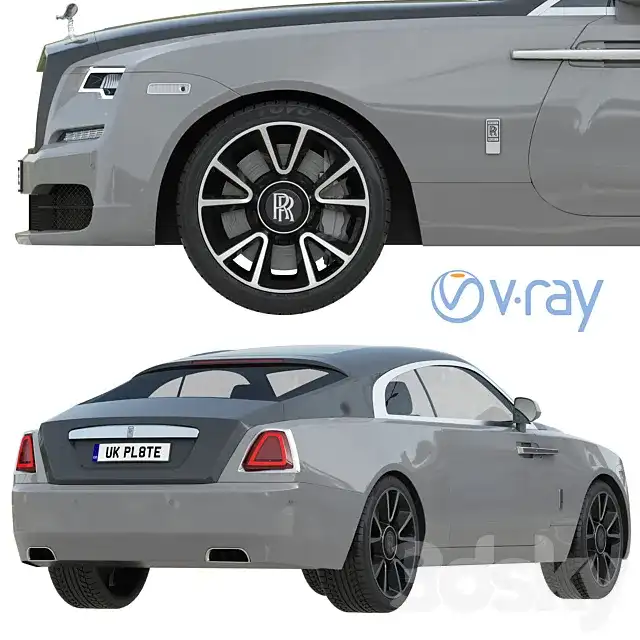 مدل سه بعدی ماشین Rolls Royce Wraith - 7