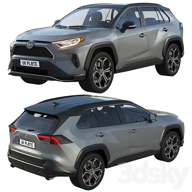 مدل سه بعدی ماشین Toyota RAV4 Prime 2021 - 4