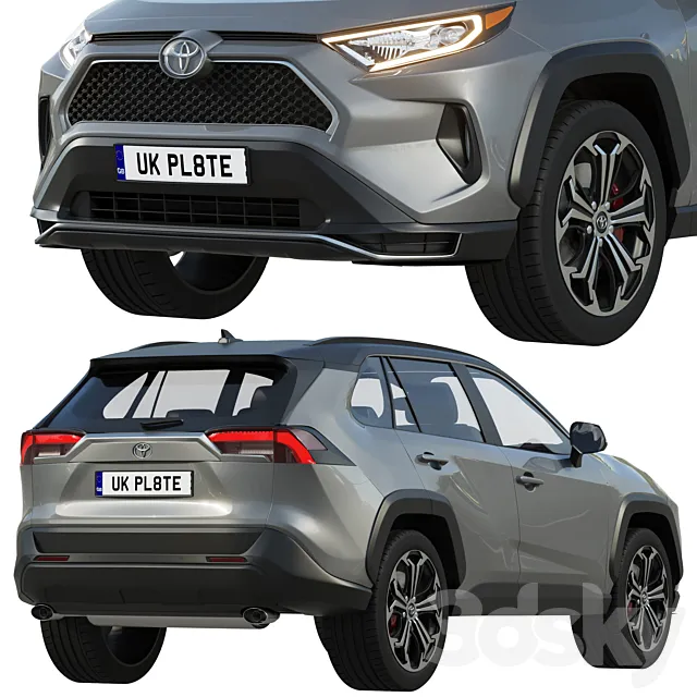 مدل سه بعدی ماشین Toyota RAV4 Prime 2021 - 8