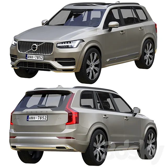 آبجکت ماشین Volvo XC90 - 4