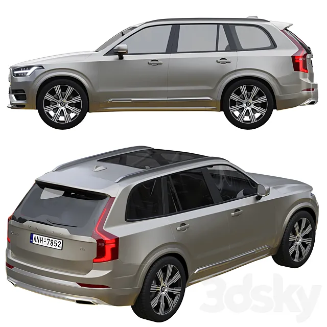 آبجکت ماشین Volvo XC90 - 5